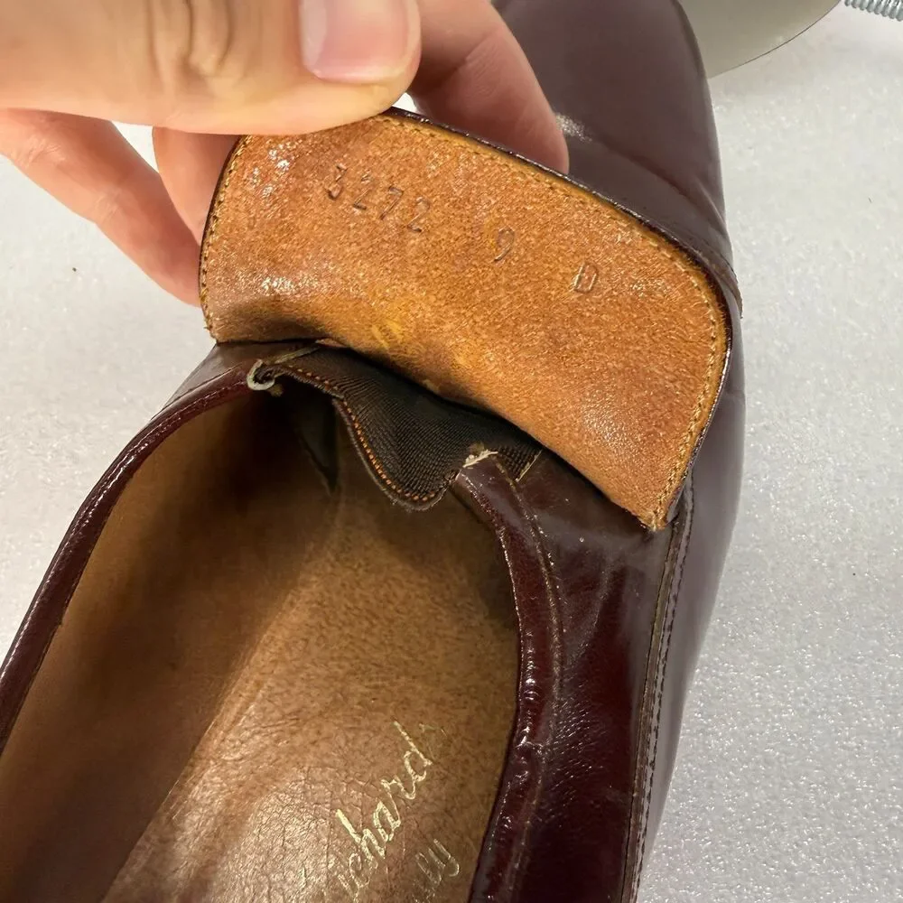 Jonathan Richards Oxford Shoes Men 9 Cordovan Leather Tasseled Slip On Cap Toe